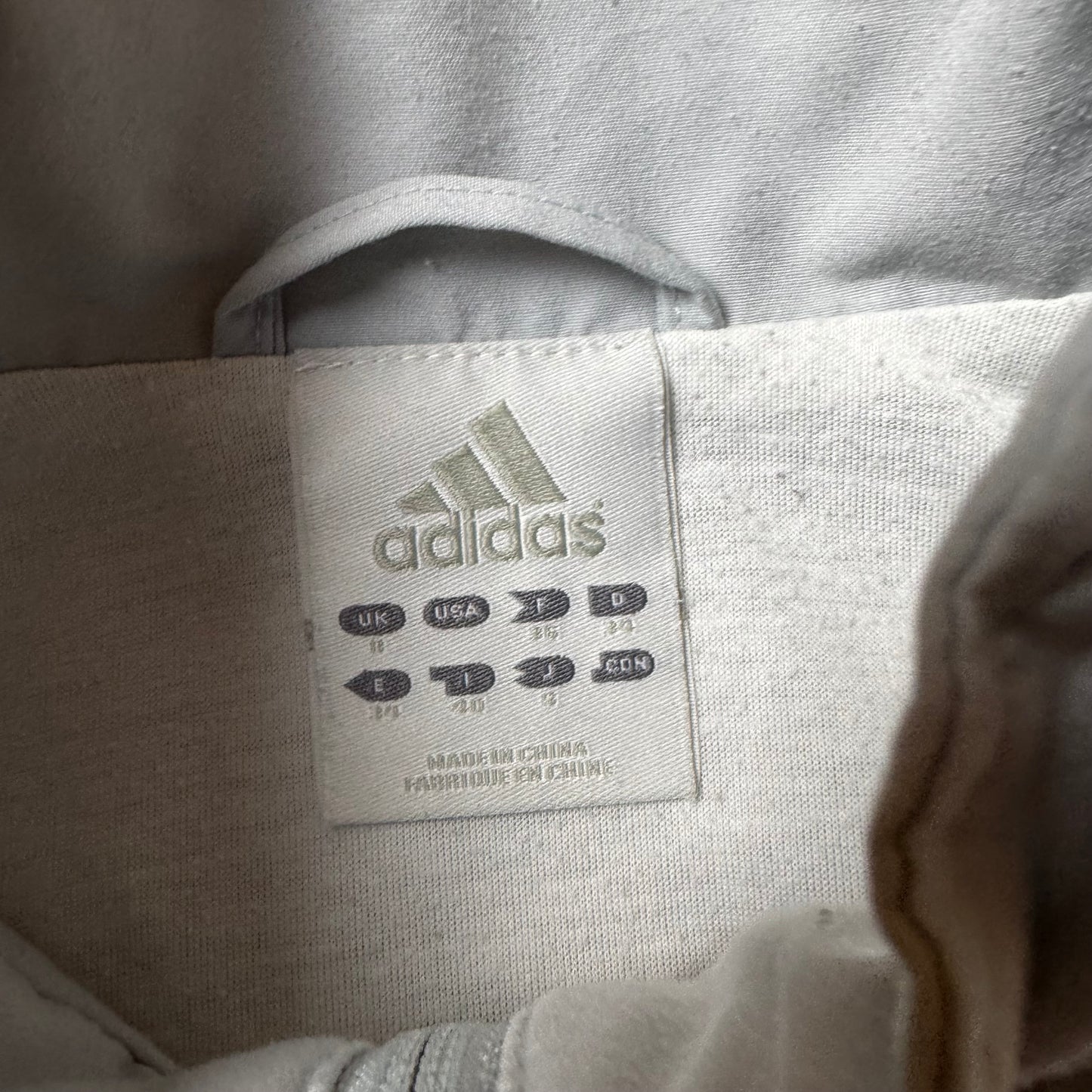 Light Blue Adidas Windbreaker - XS