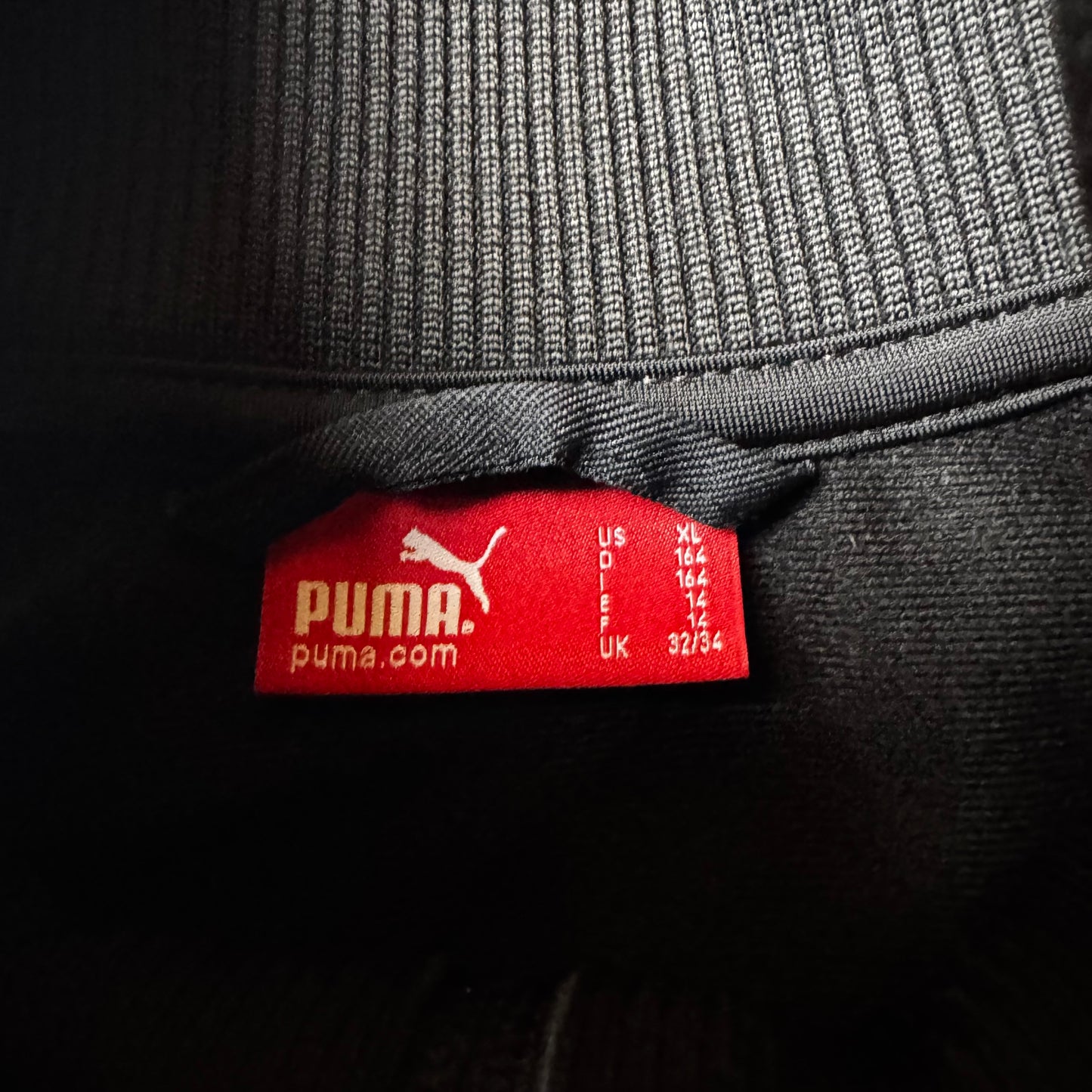 Black Puma Zip Up Hoodie - XS