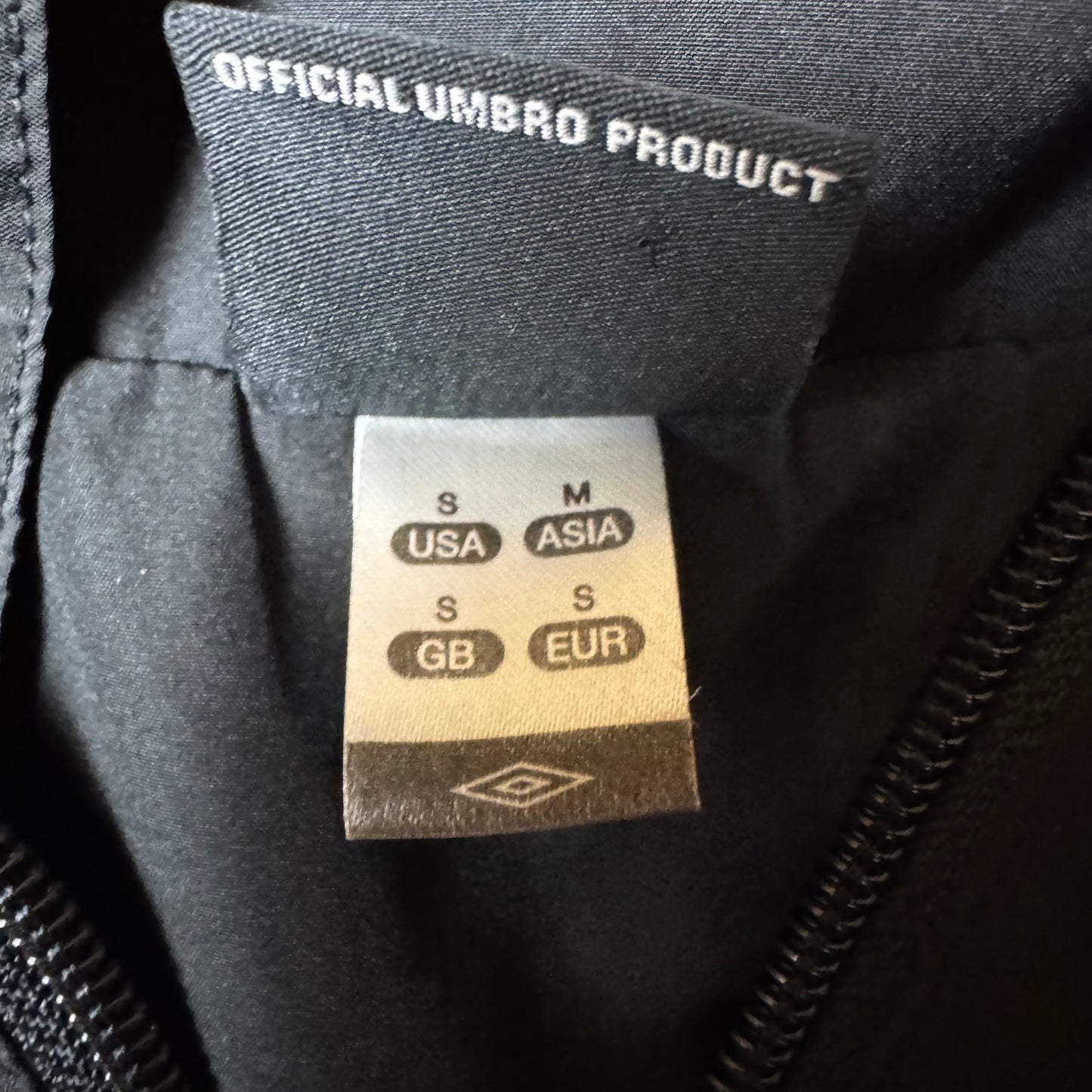 Black Vintage Umbro Windbreaker - S