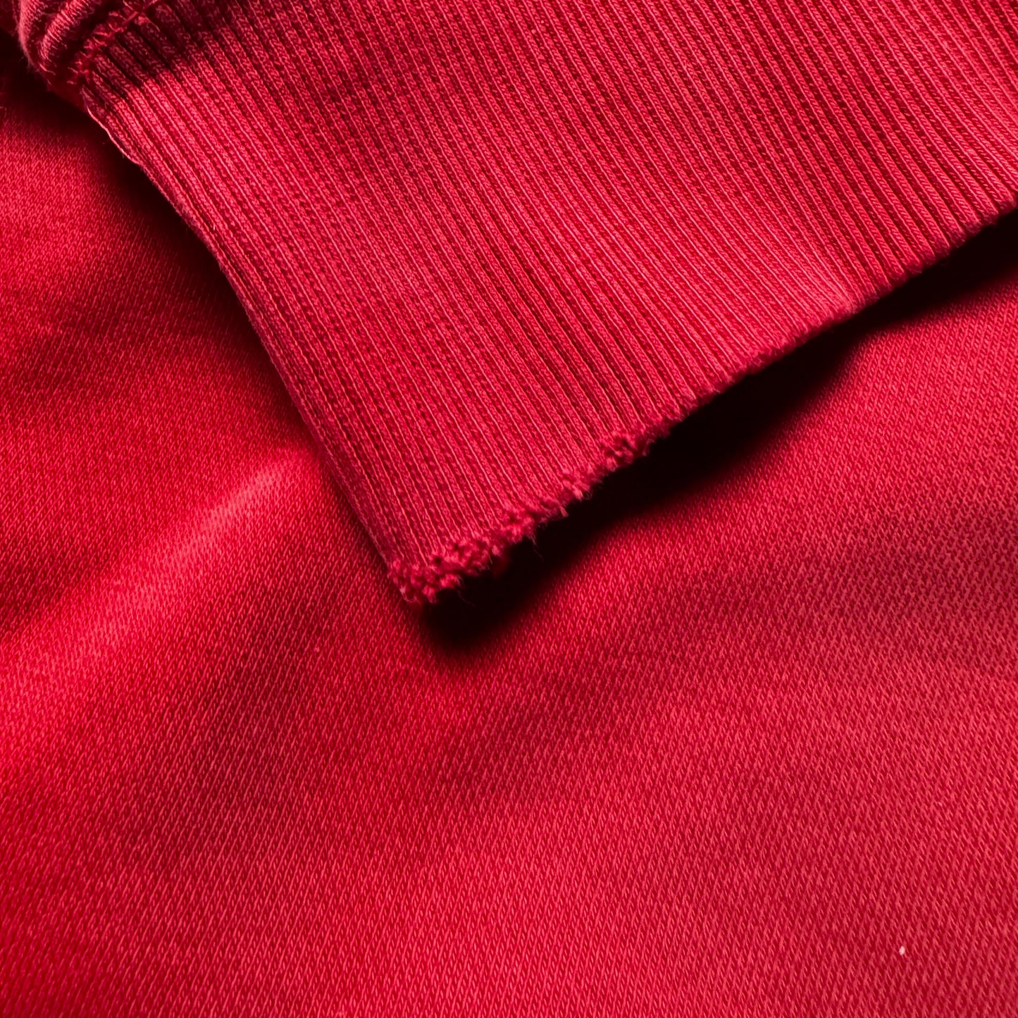 Red Adidas Hoodie - L