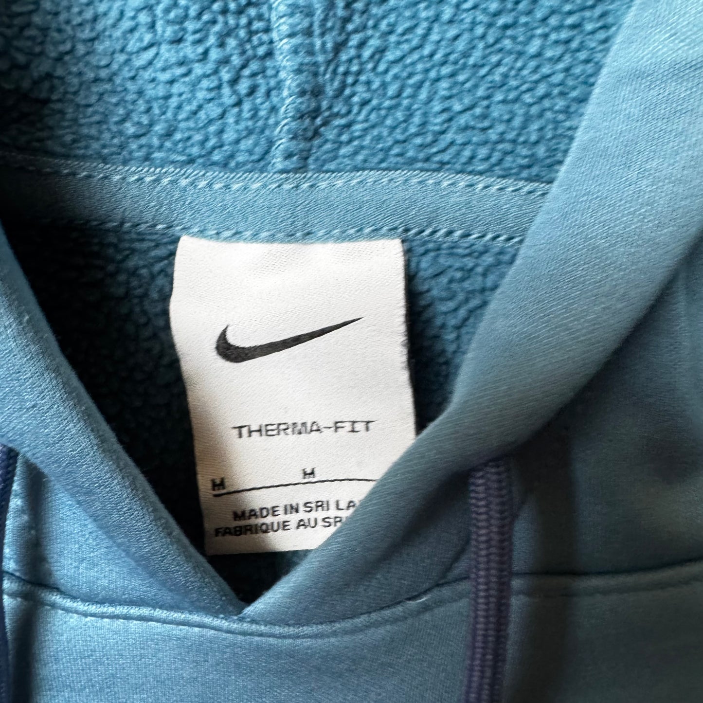 Blue Nike Cropped Hoodie - M wmns