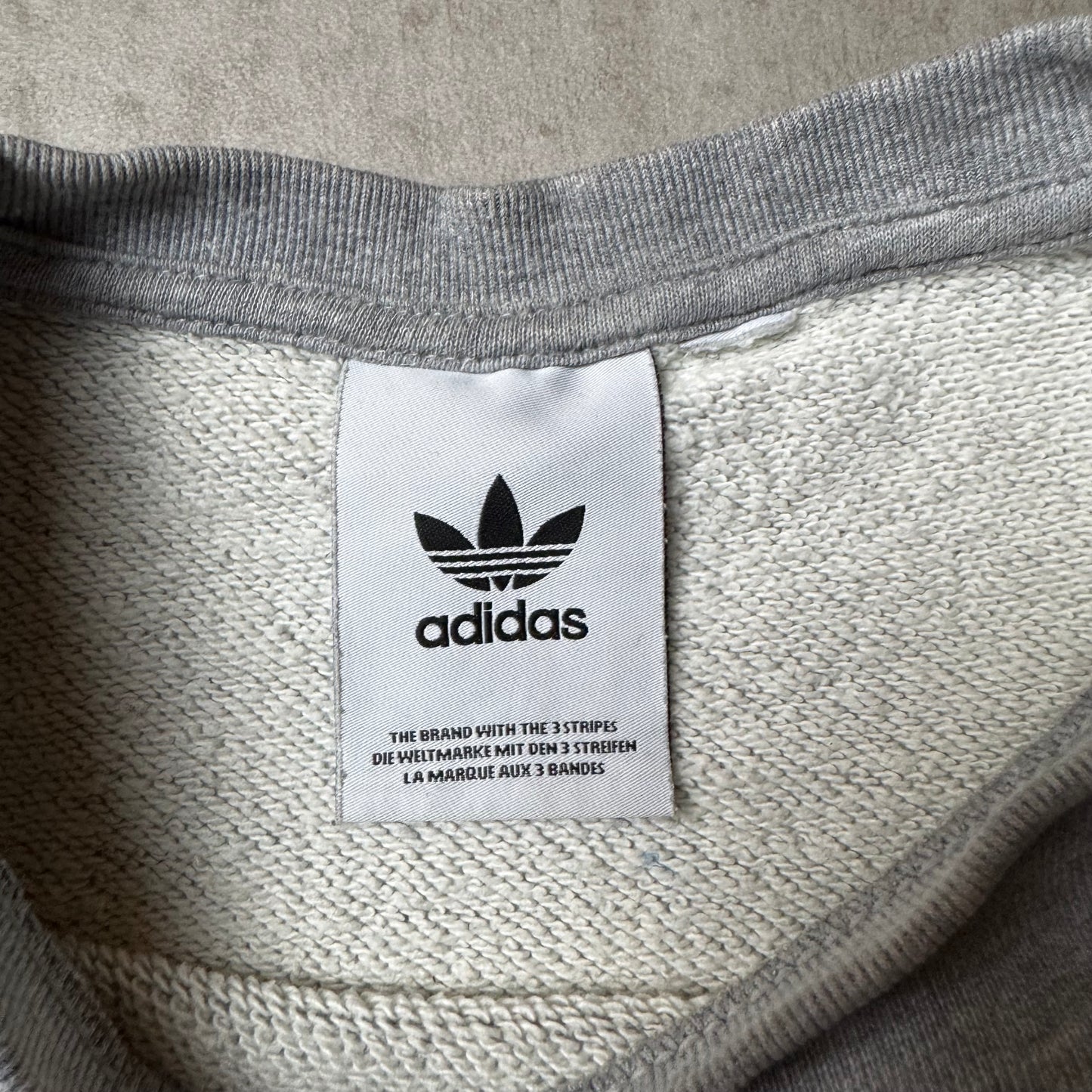 Gray Adidas Sweatshirt - S