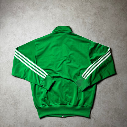 Green Adidas Zip Up Hoodie - S