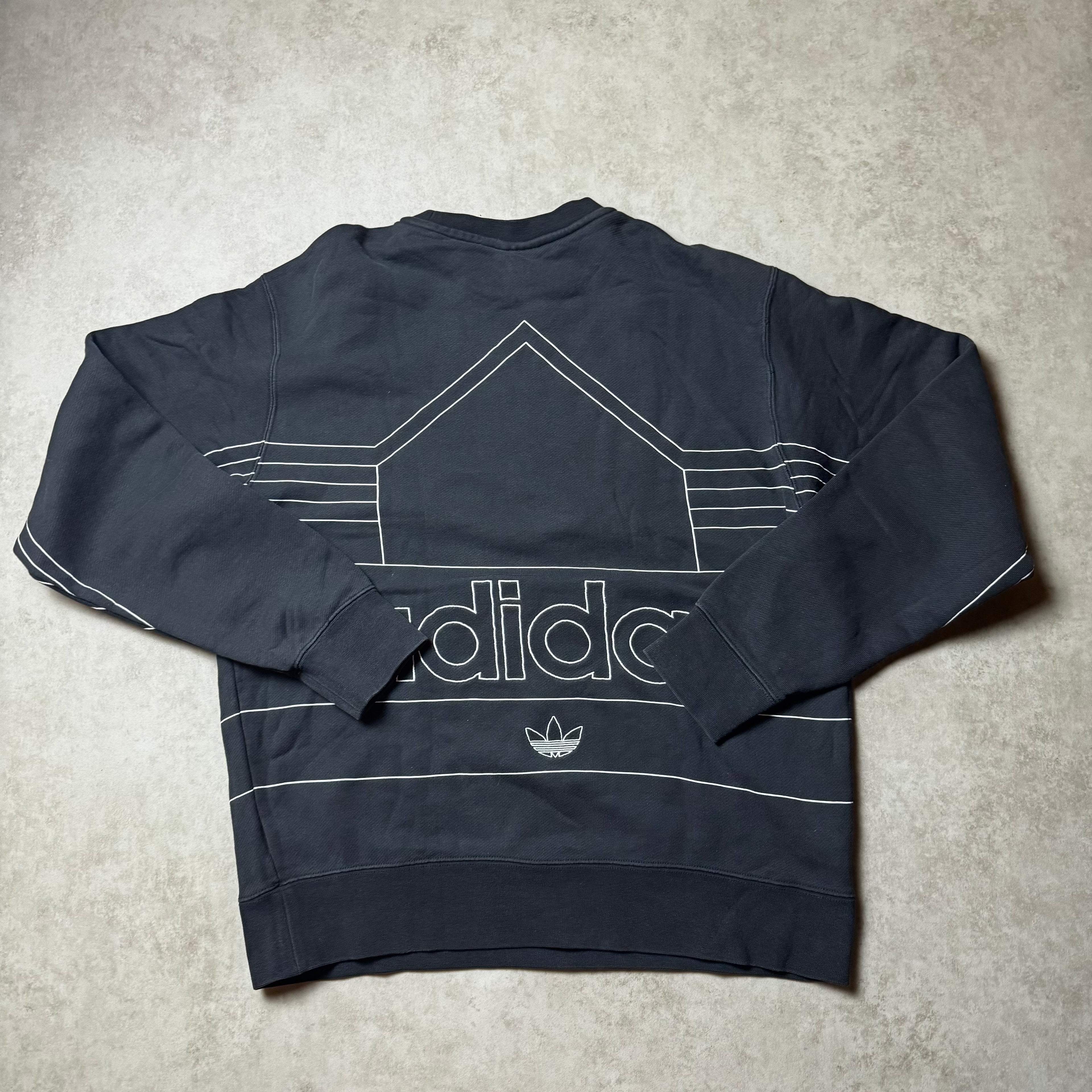 Black Adidas Sweatshirt - M