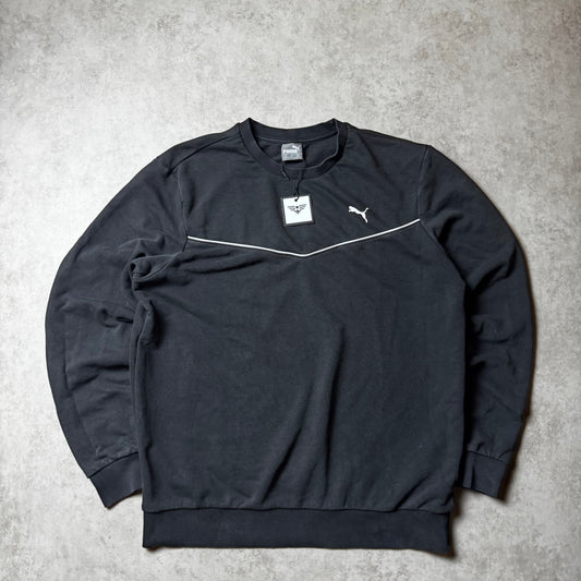 Black Puma Vintage Sweatshirt - M
