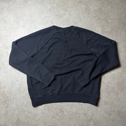 Black Nike Cropped Sweatshirt - M