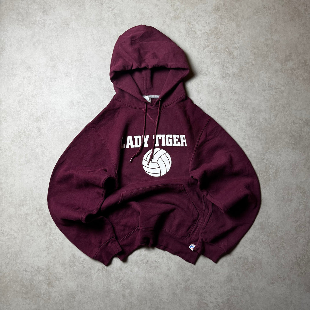 Dark Red Russell Hoodie - Size S