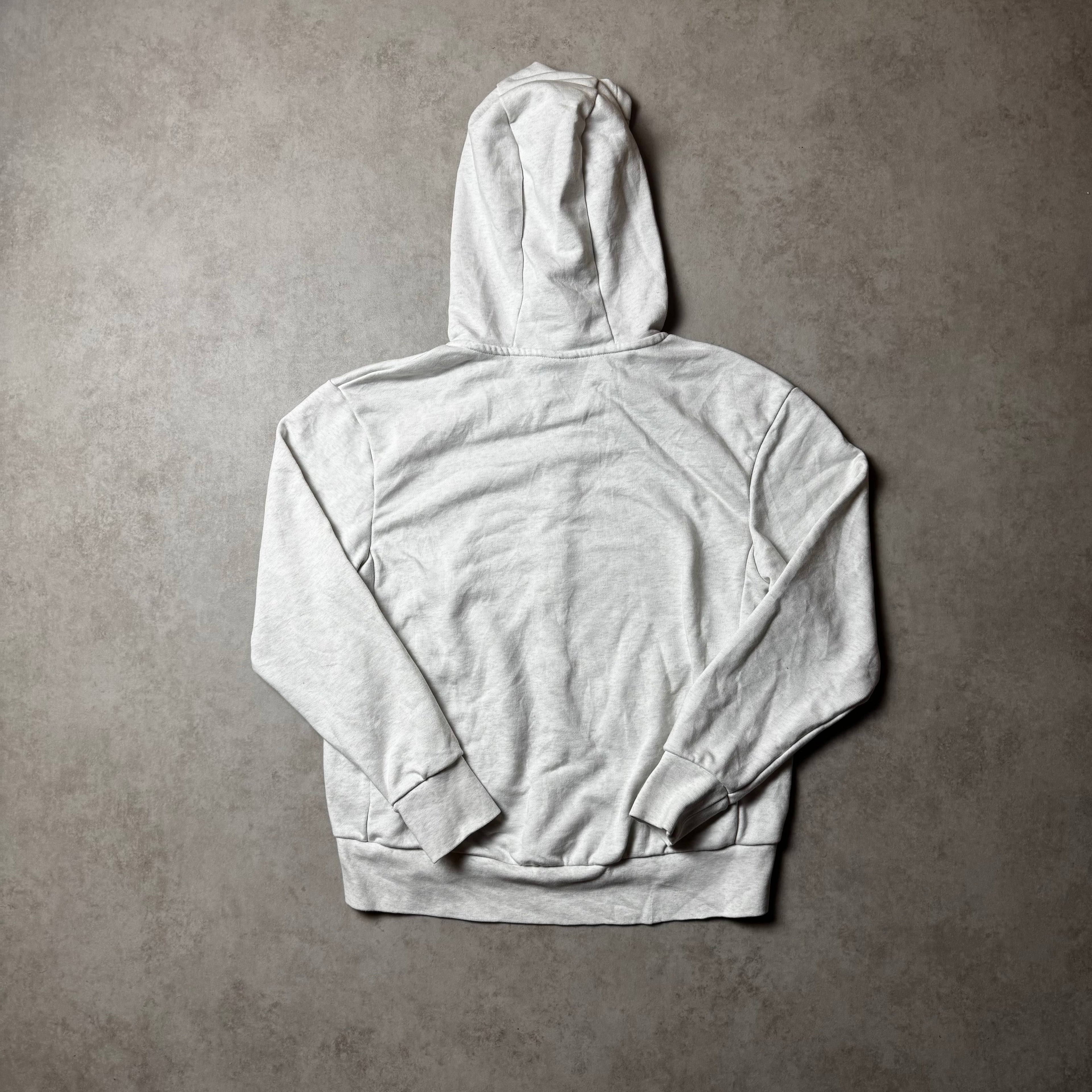 White Nike Zip Up Hoodie - XS