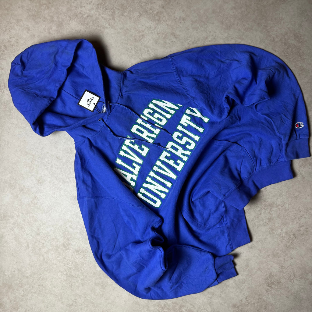Blue Champion University Hoodie - Size M