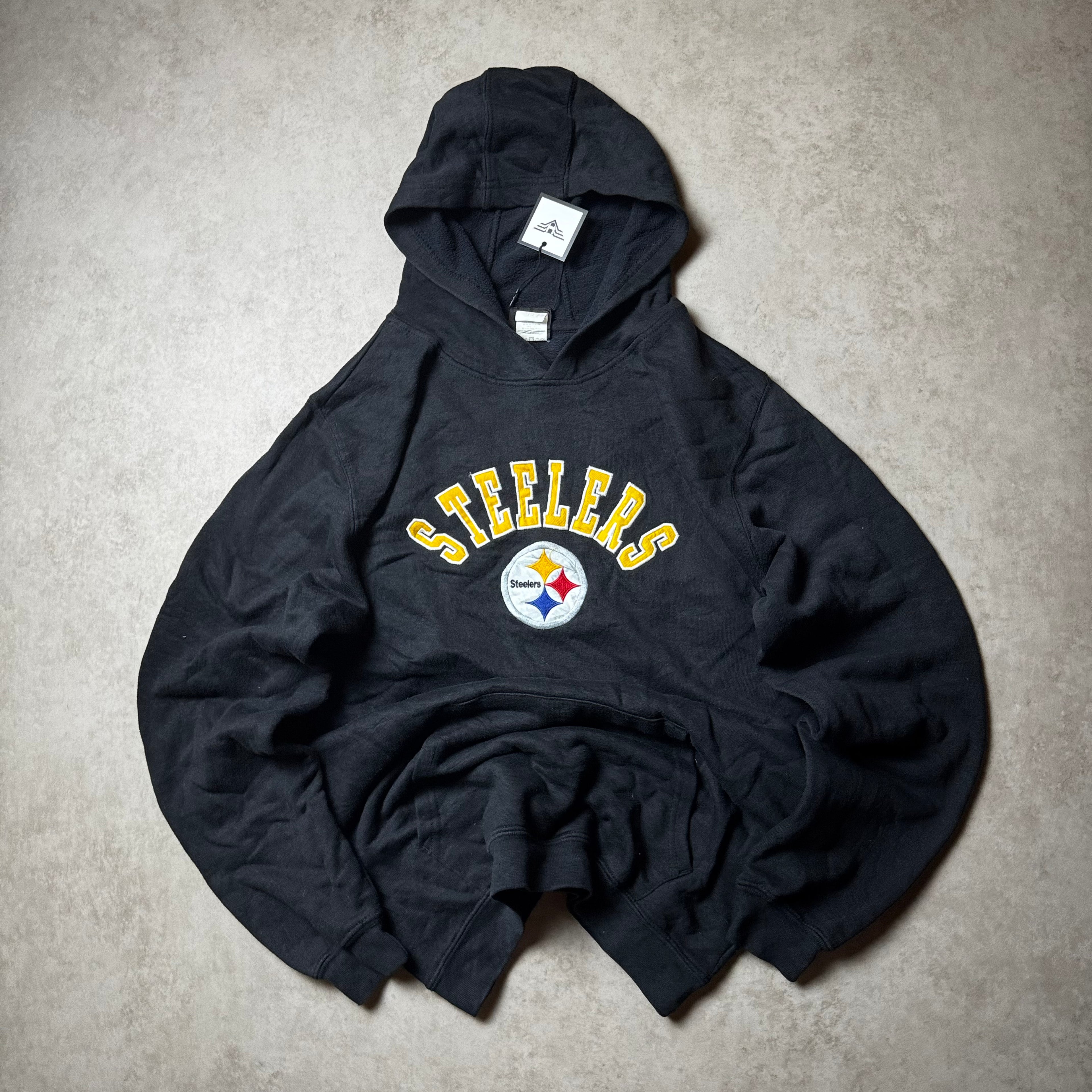 Black NHL Steelers Hoodie - Size M