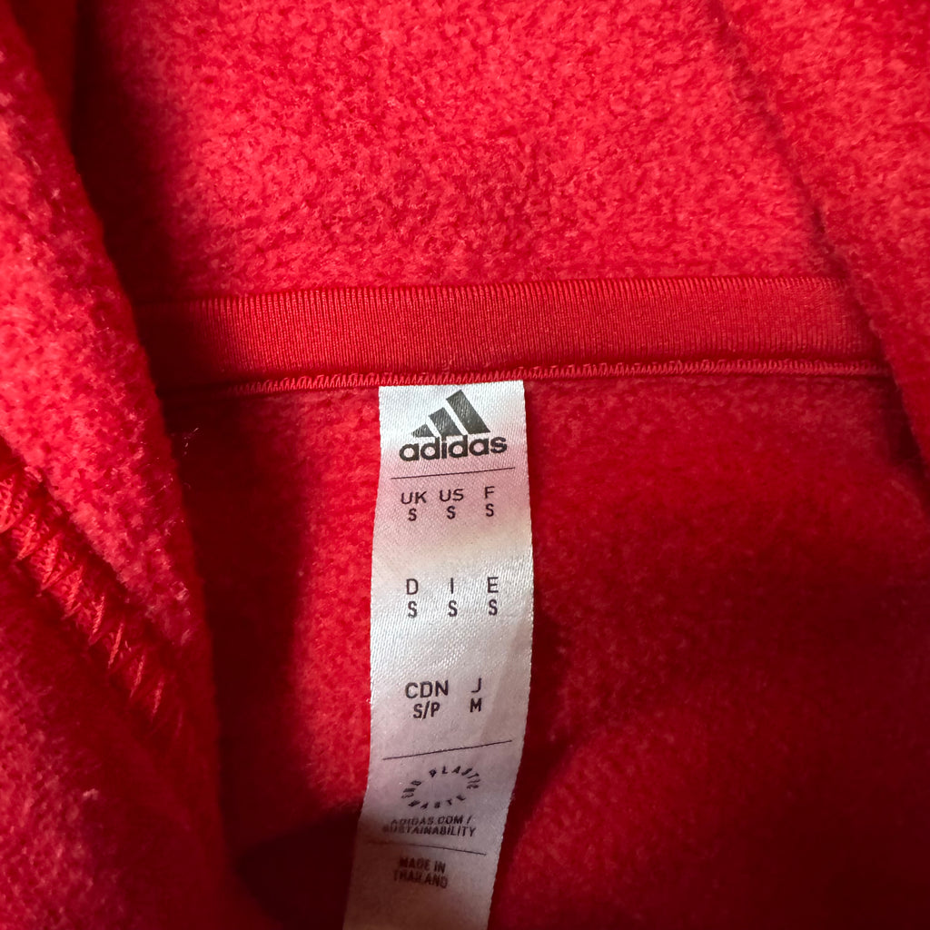 Red Adidas Hoodie - S
