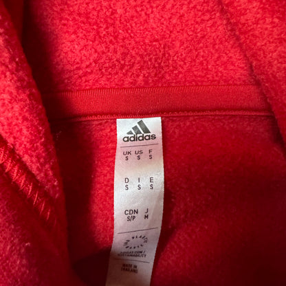Red Adidas Hoodie - S