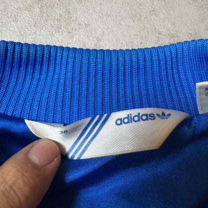 Blue Adidas Zip Up Hoodie - S