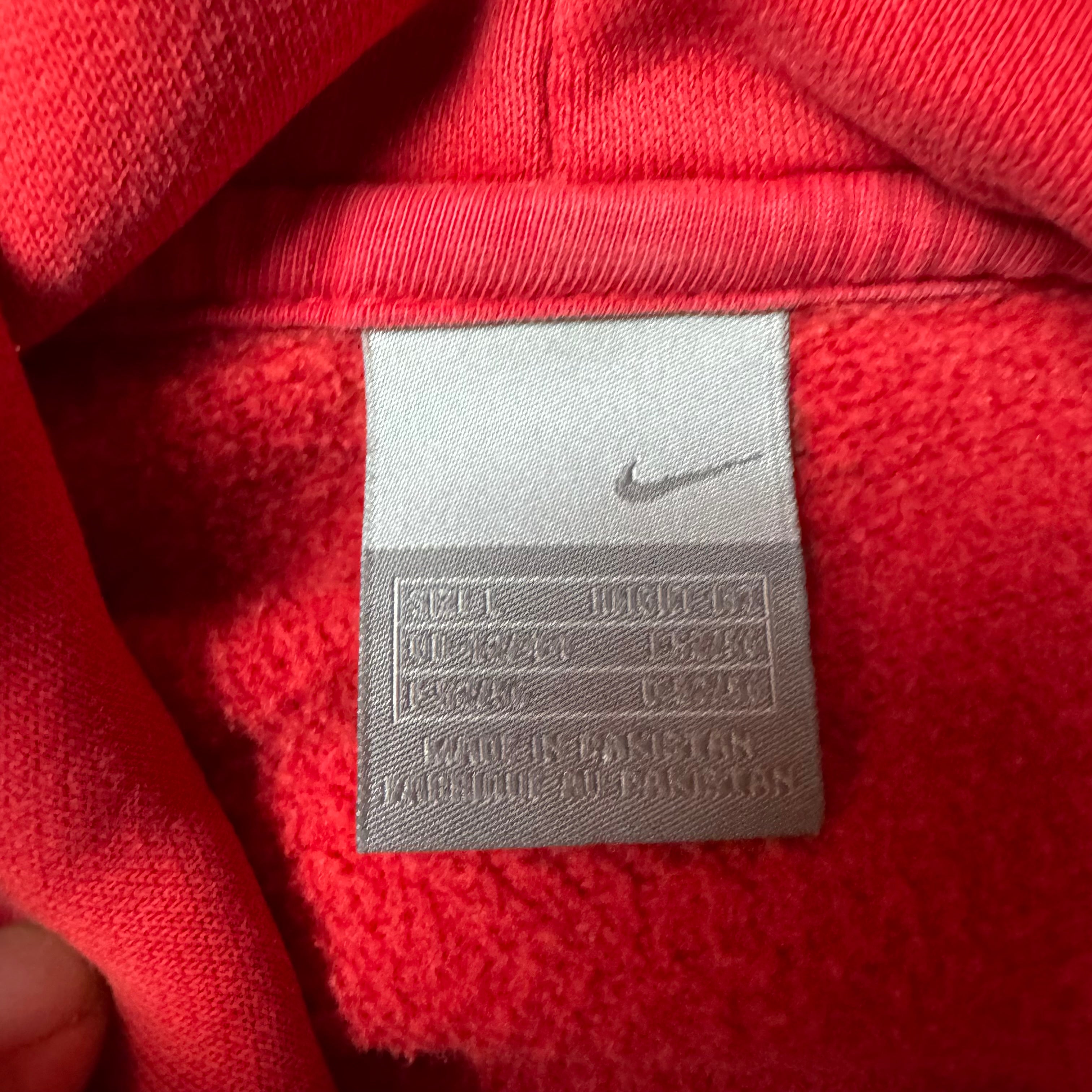 Red Adidas Hoodie - L