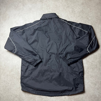 Black Vintage Umbro Windbreaker - L