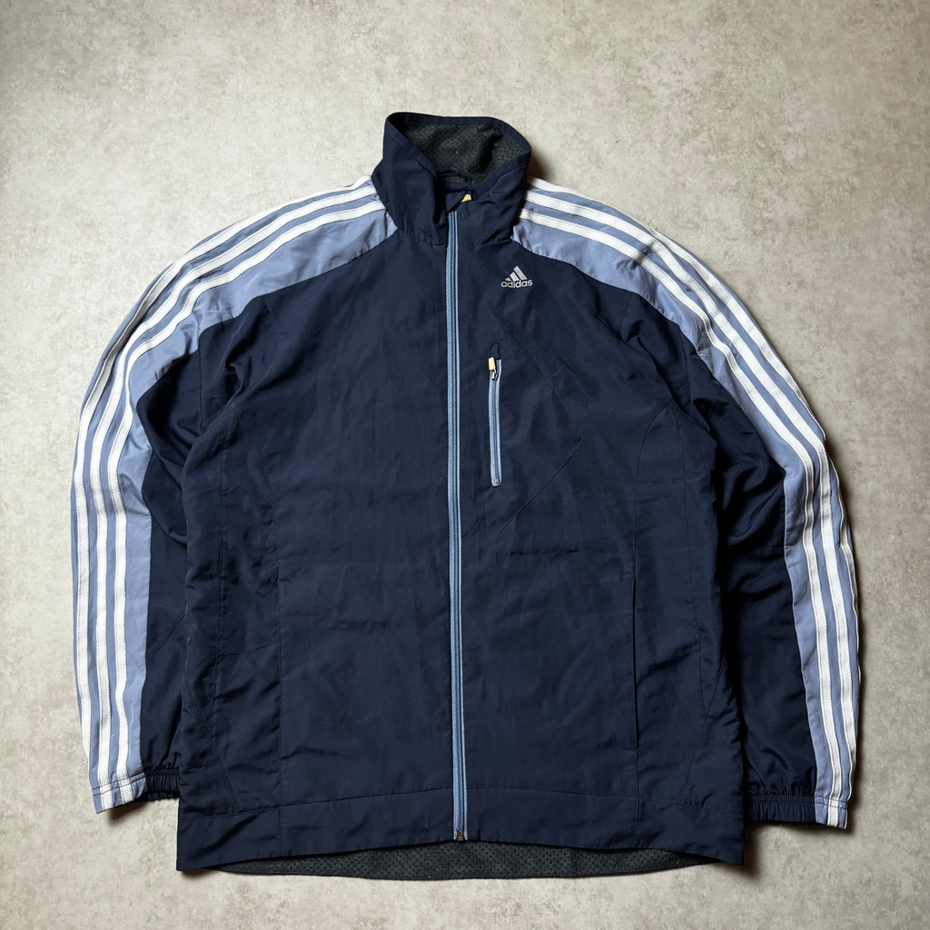 Navy Adidas Vintage Windbreaker - M