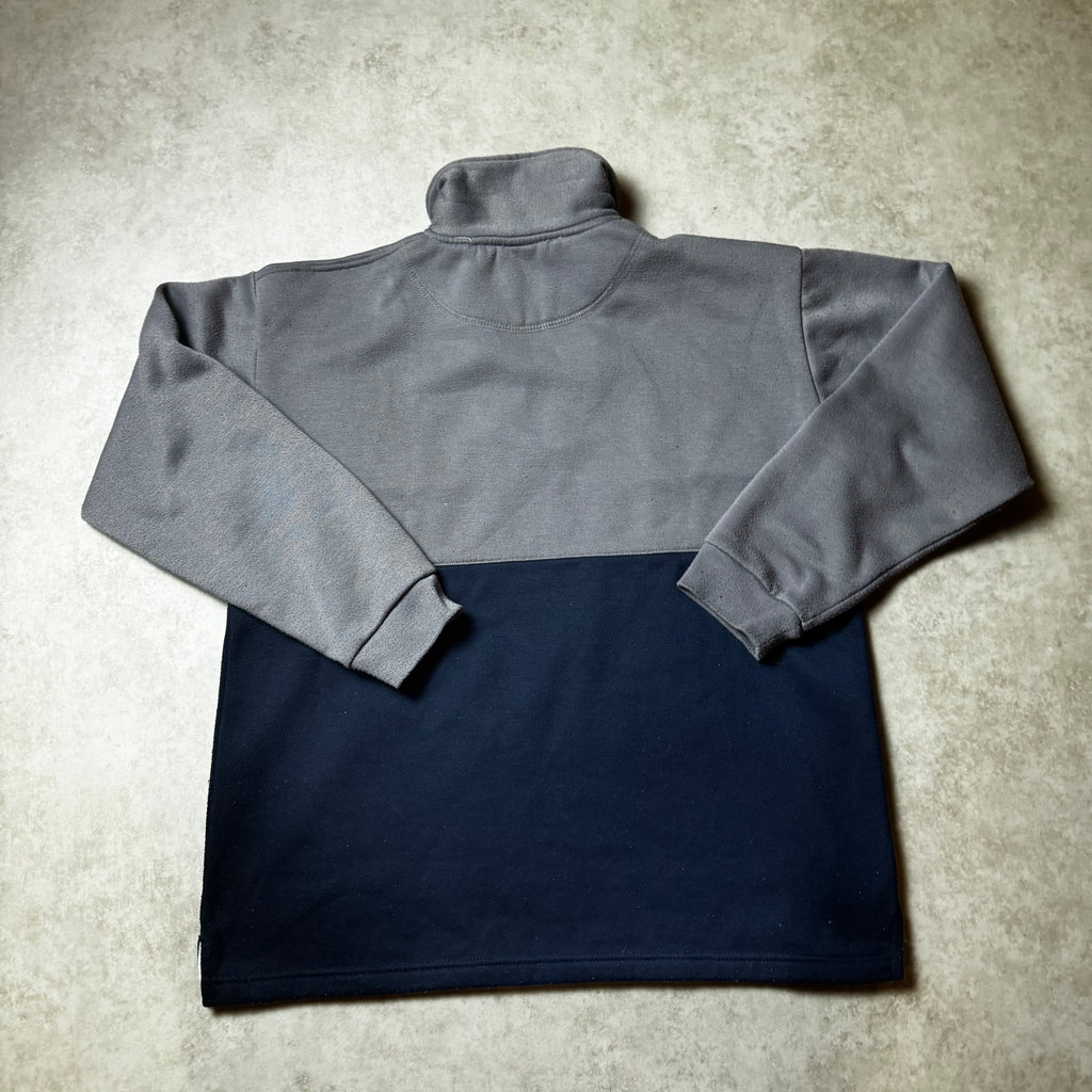 Gray Adidas Quarter Zip - M