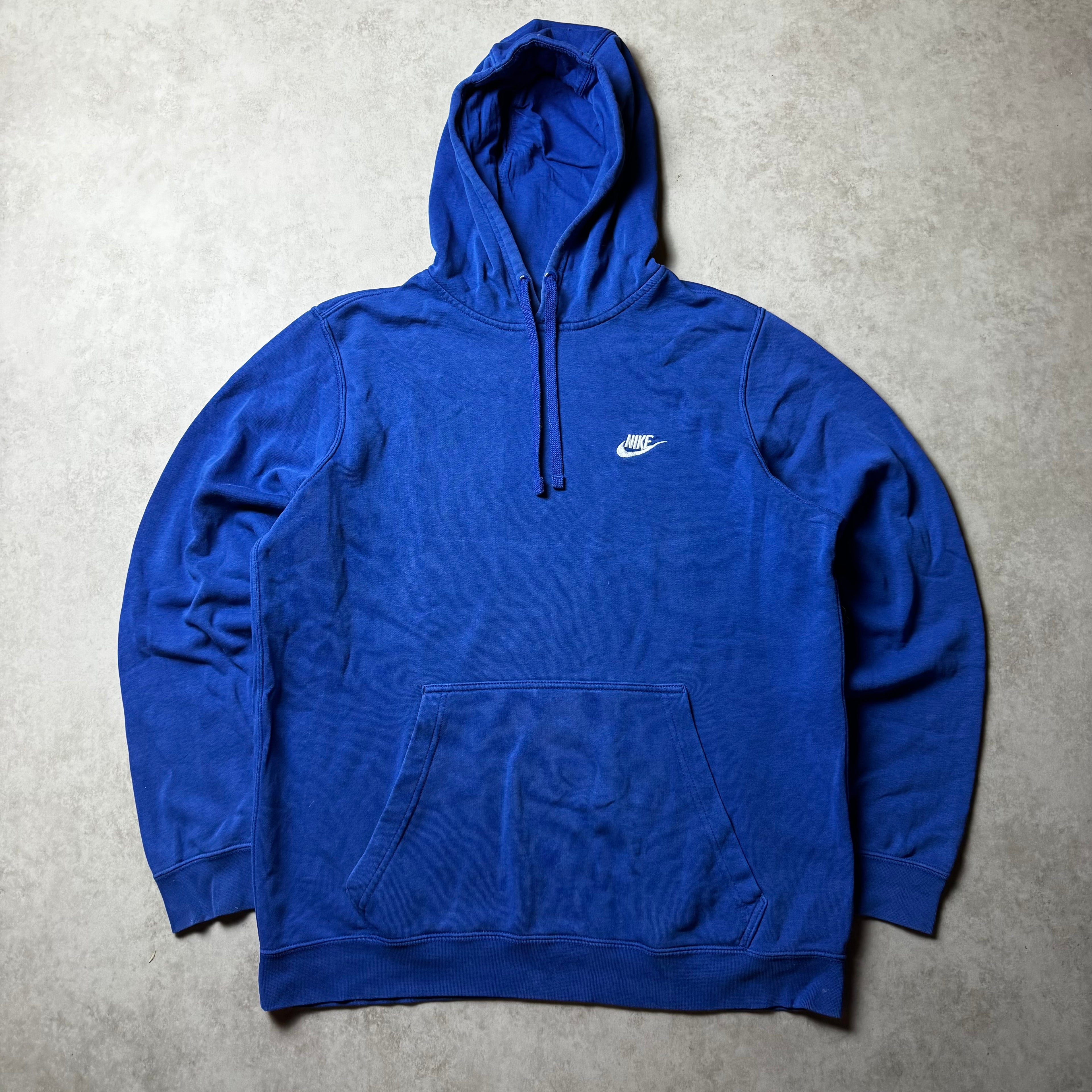 Blue Nike Vintage Hoodie - L