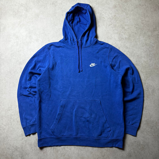 Blue Nike Vintage Hoodie - L