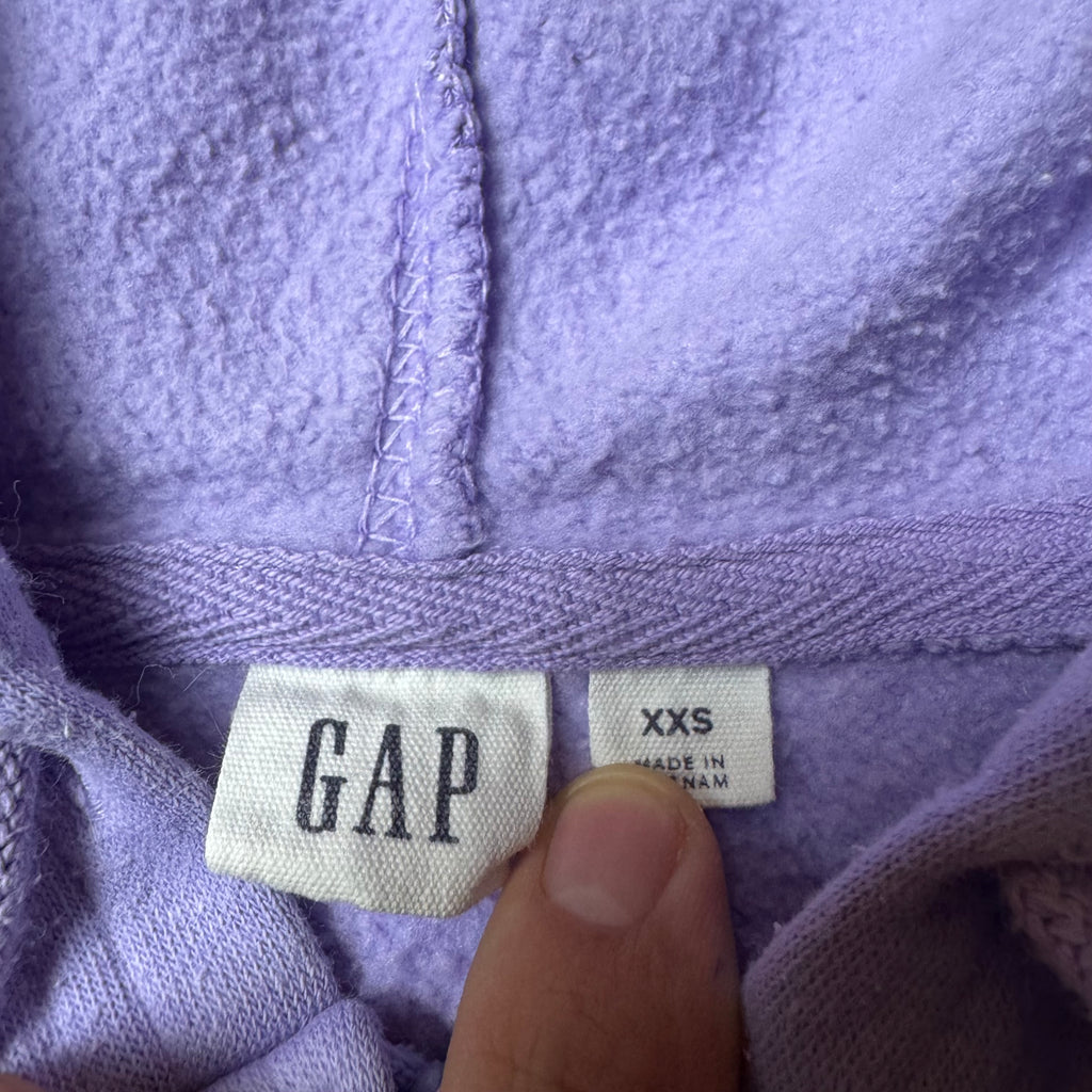 Light Purple GAP Zip Up Hoodie - XXS