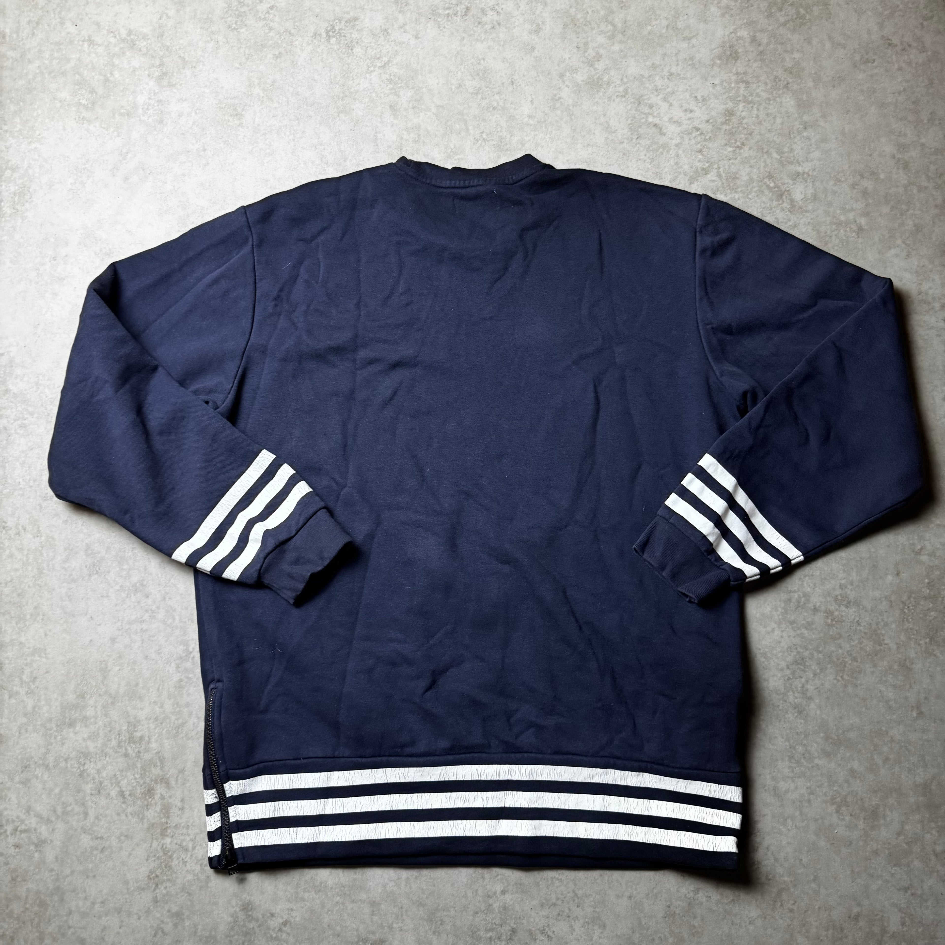 Navy Adidas Sweatshirt - L