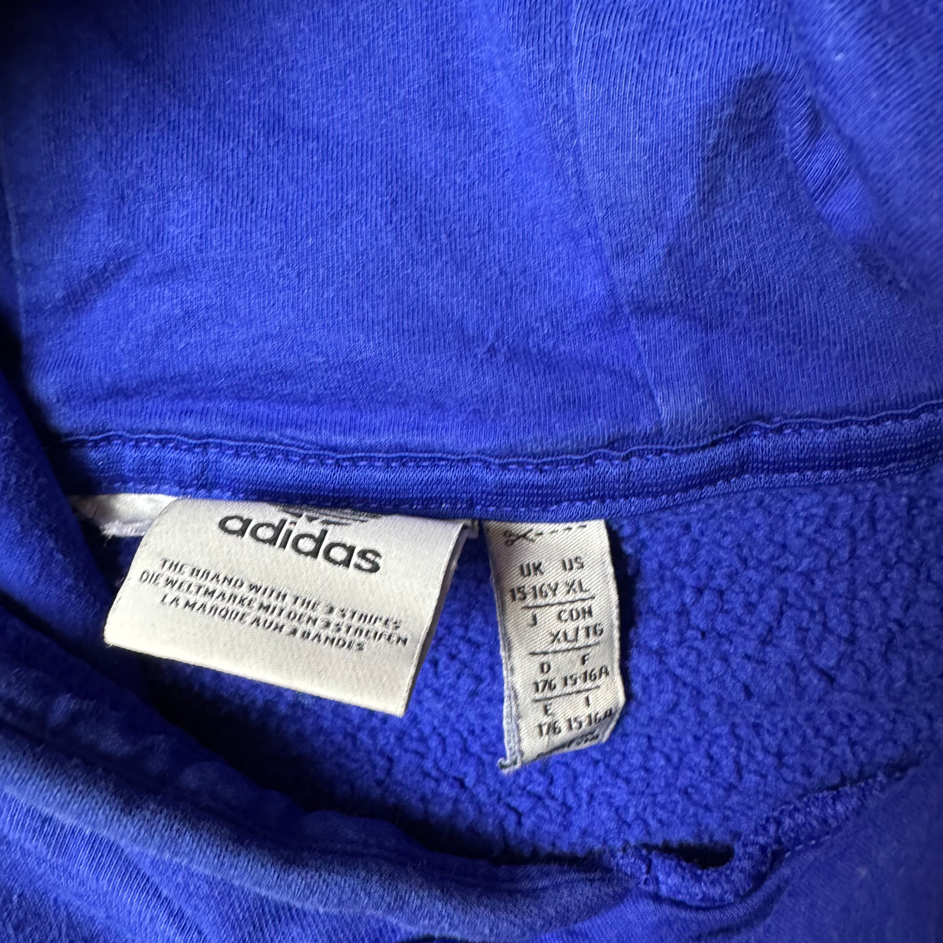 Blue Adidas Hoodie - S