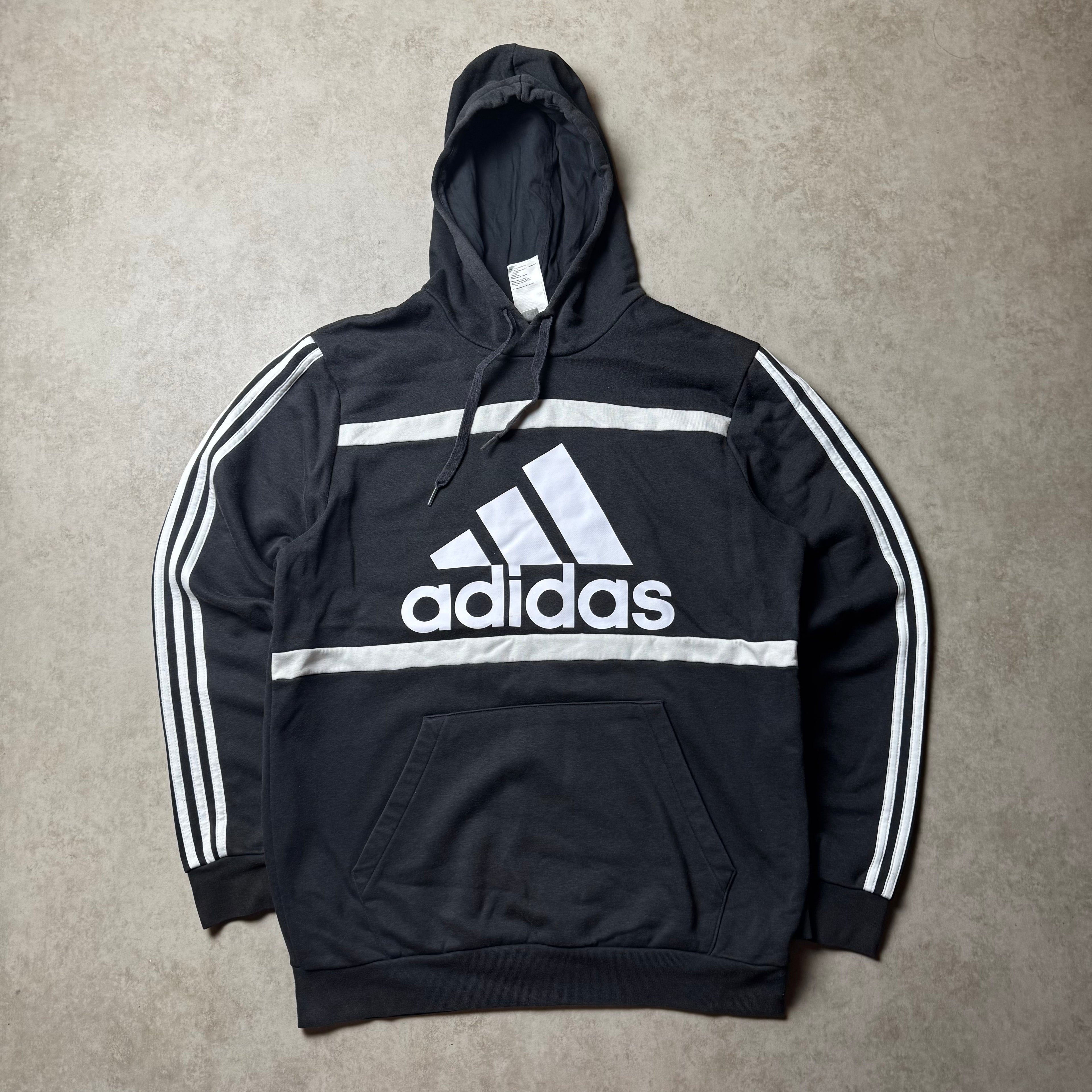 Black Adidas Hoodie - L