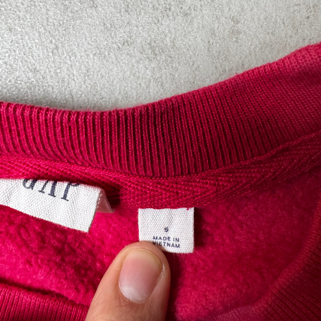 Light Red GAP Sweatshirt - S (XS)