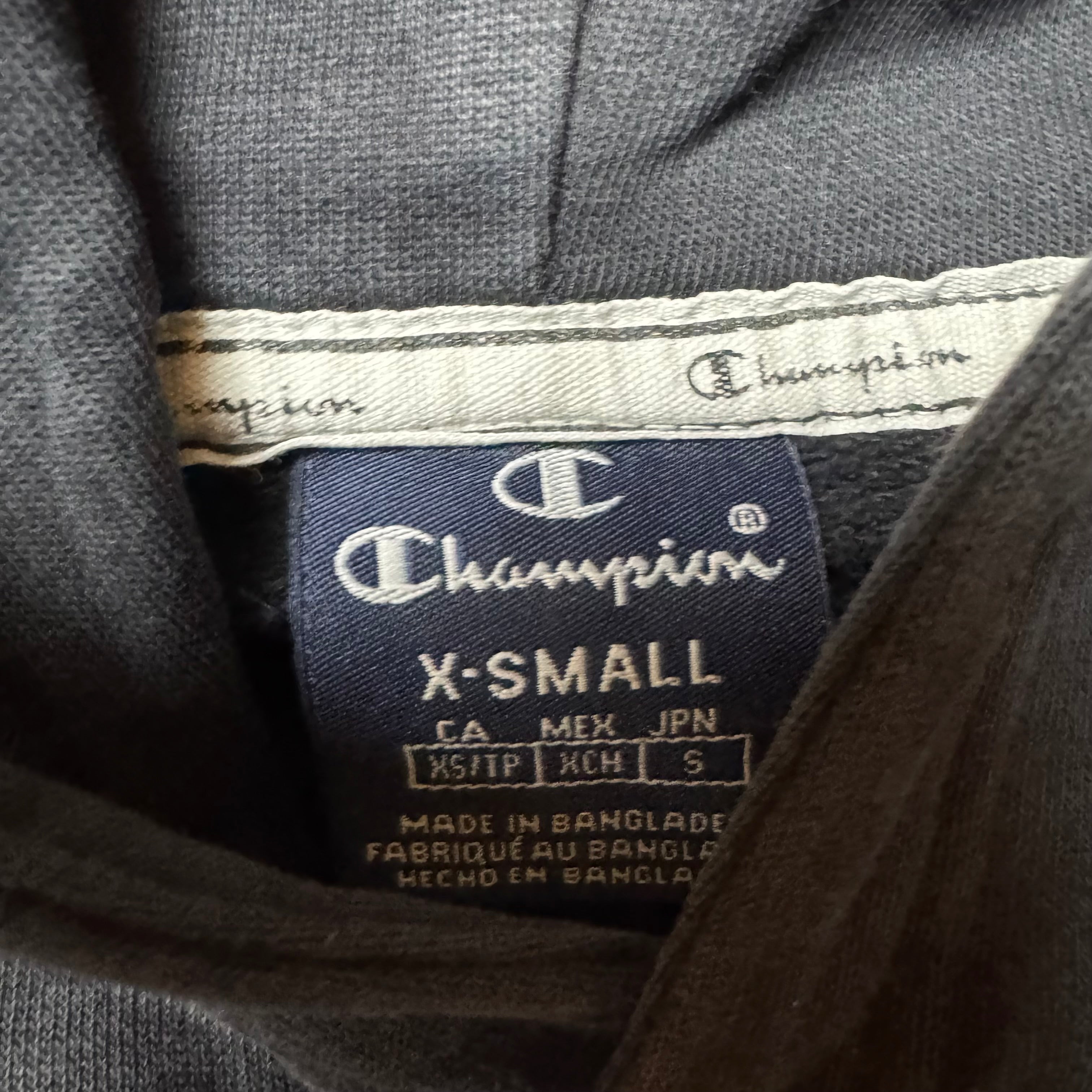 Black Champion Hoodie - XS