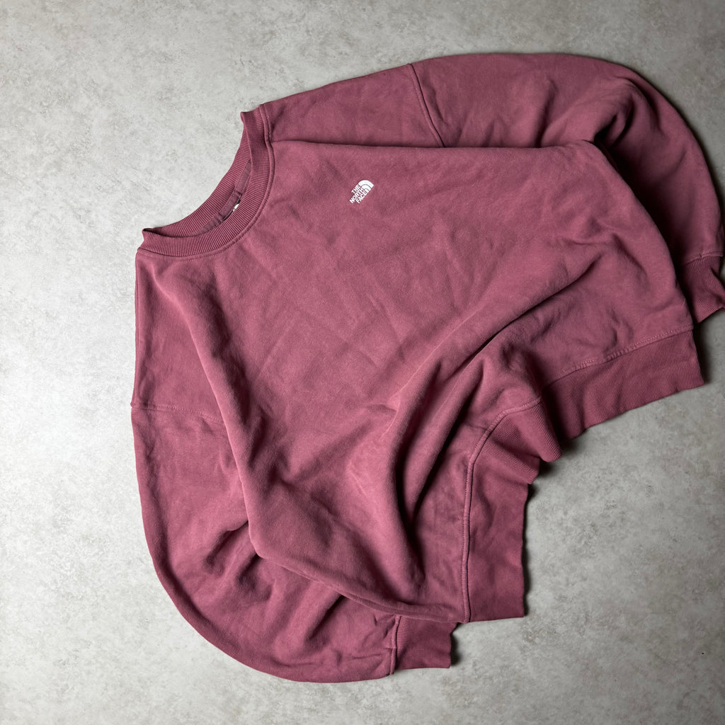 Pink North Face Sweatshirt - Size M WMNS