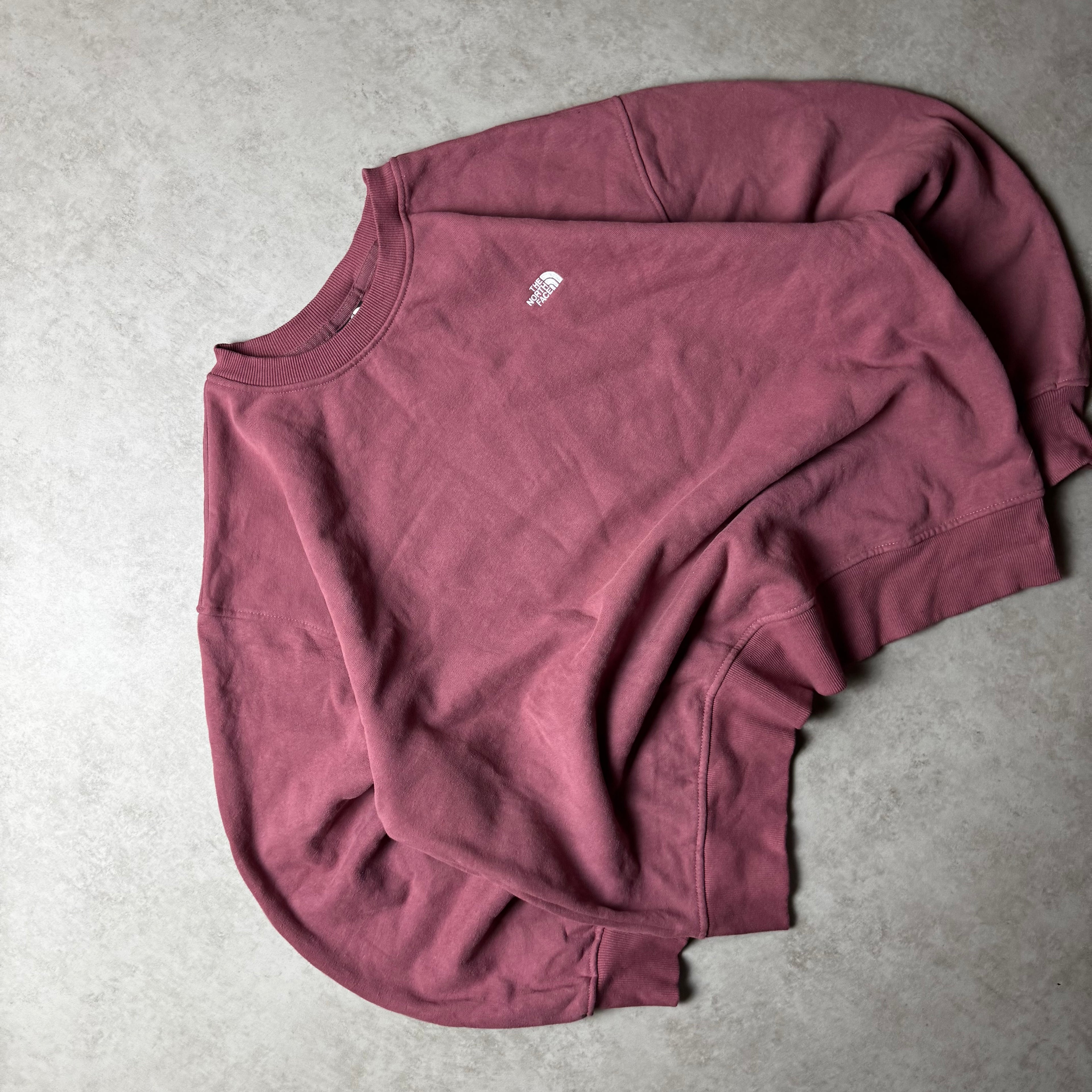 Pink North Face Sweatshirt - Size M WMNS
