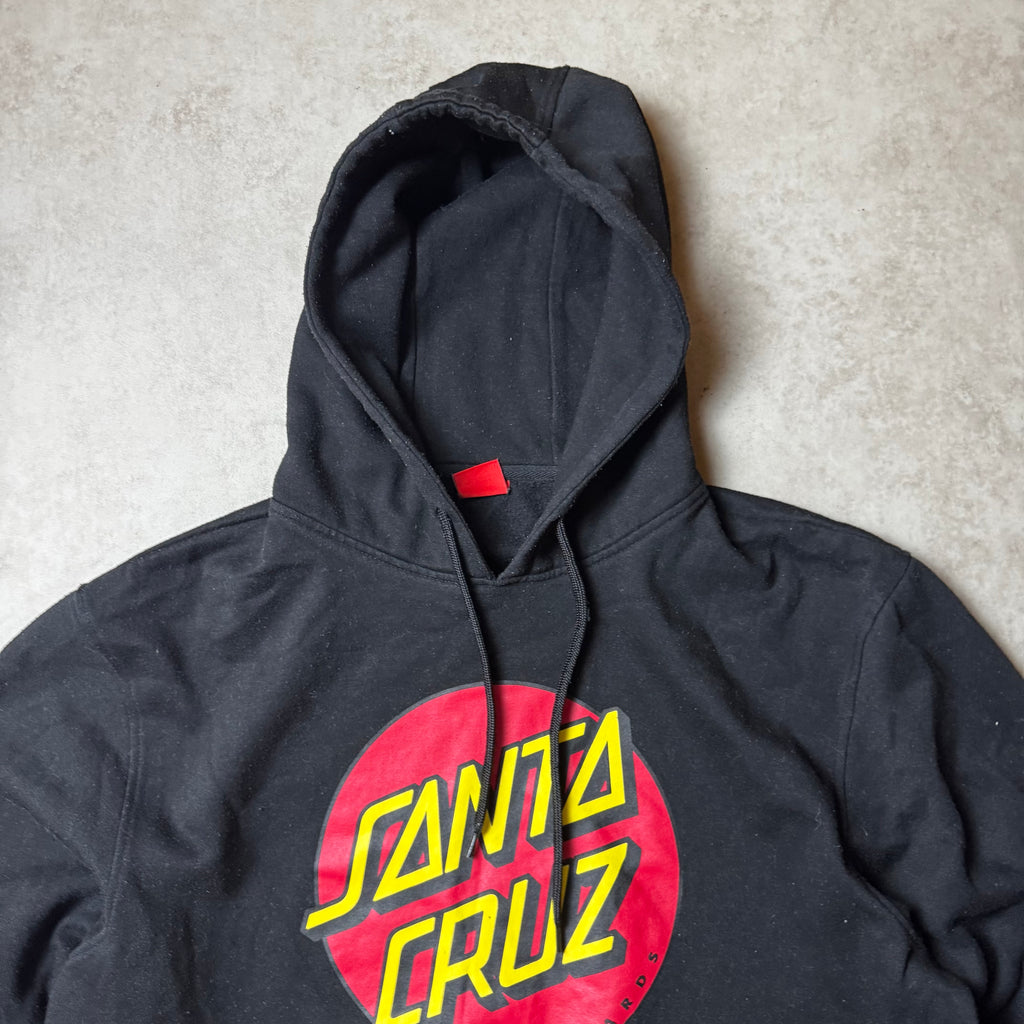 Black Santa Cruz Hoodie - L