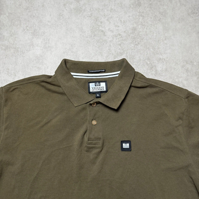 Dark Green Weekend Offender Polo - Size XL
