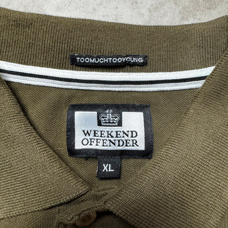 Dark Green Weekend Offender Polo - Size XL