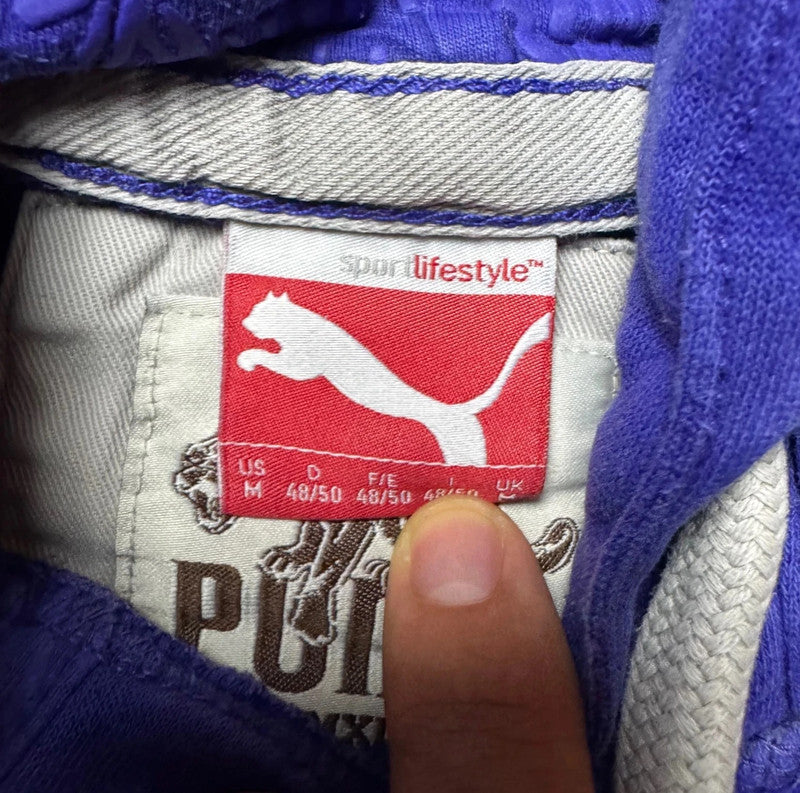 Dark Blue Puma Hoodie - Size M