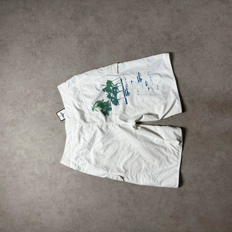 White Nike Shorts - Size M