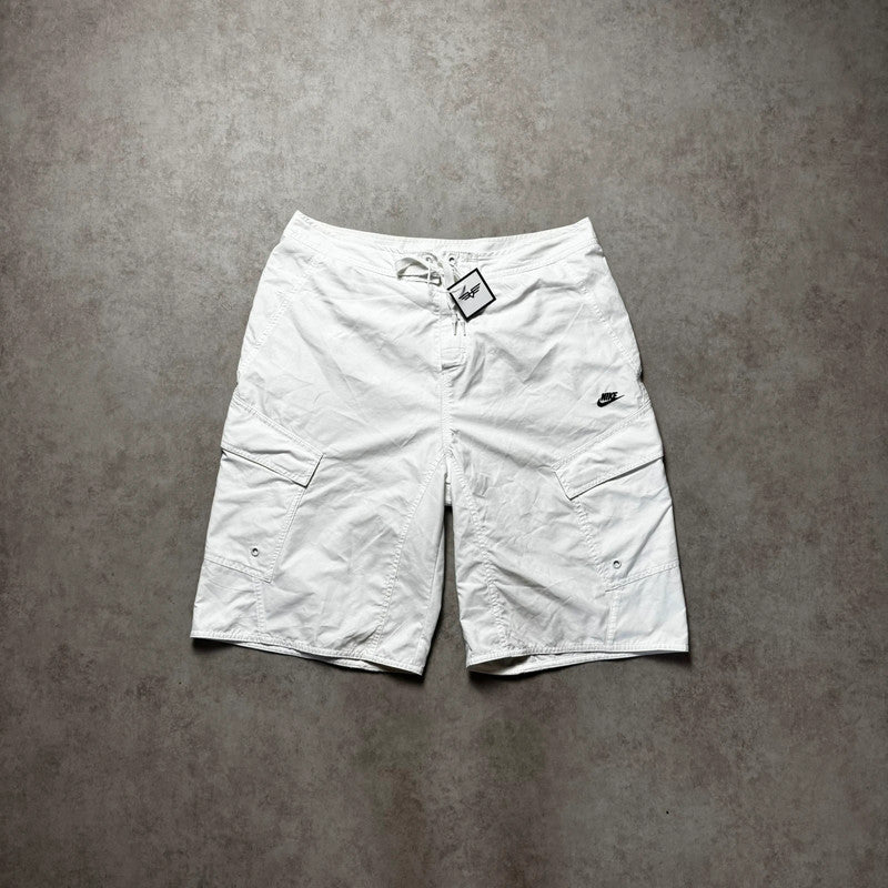 White Nike Shorts - Size M