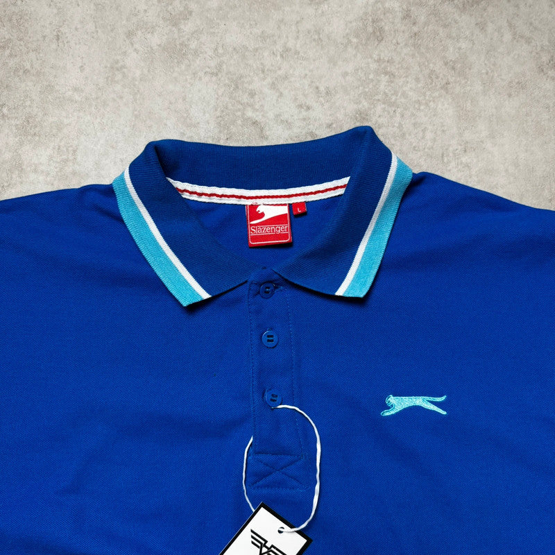 Blue Slazenger Polo - Size L