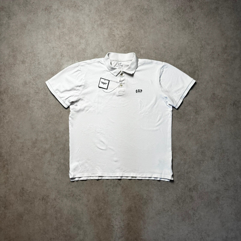 White GAP Polo - Size L