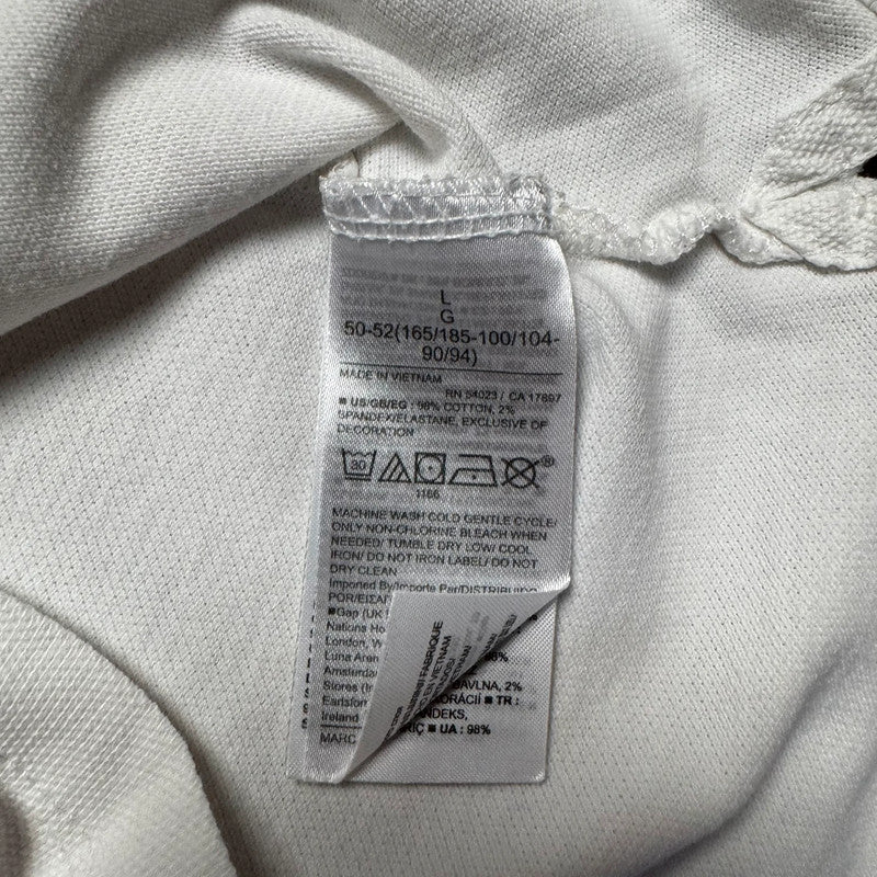 White GAP Polo - Size L