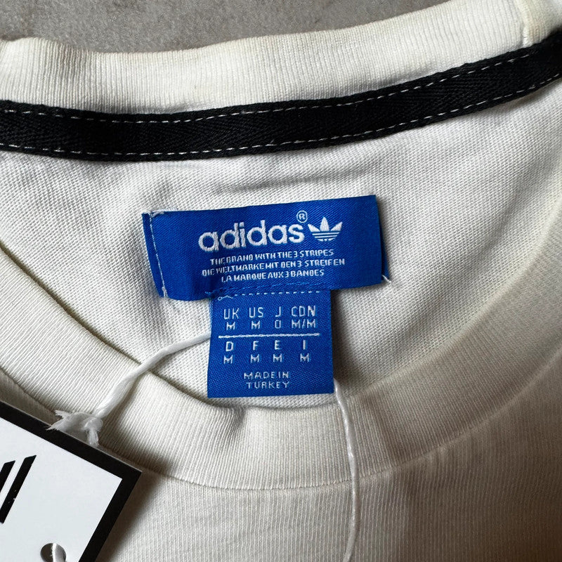 White Porsche Adidas Shirt - Size M WMNS