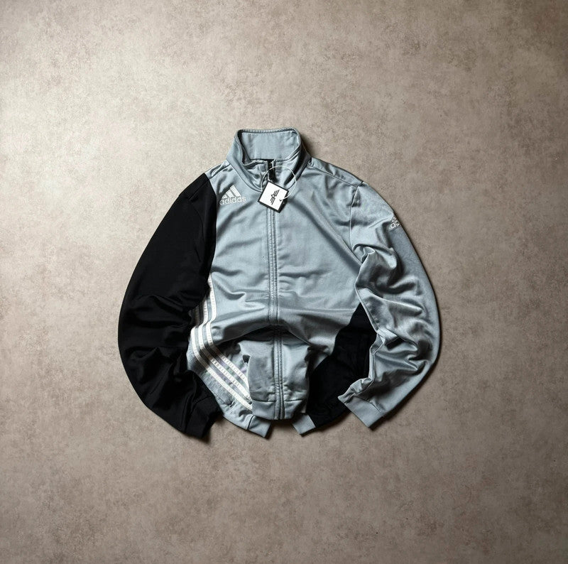 Gray Adidas Zip Up Hoodie - Size L