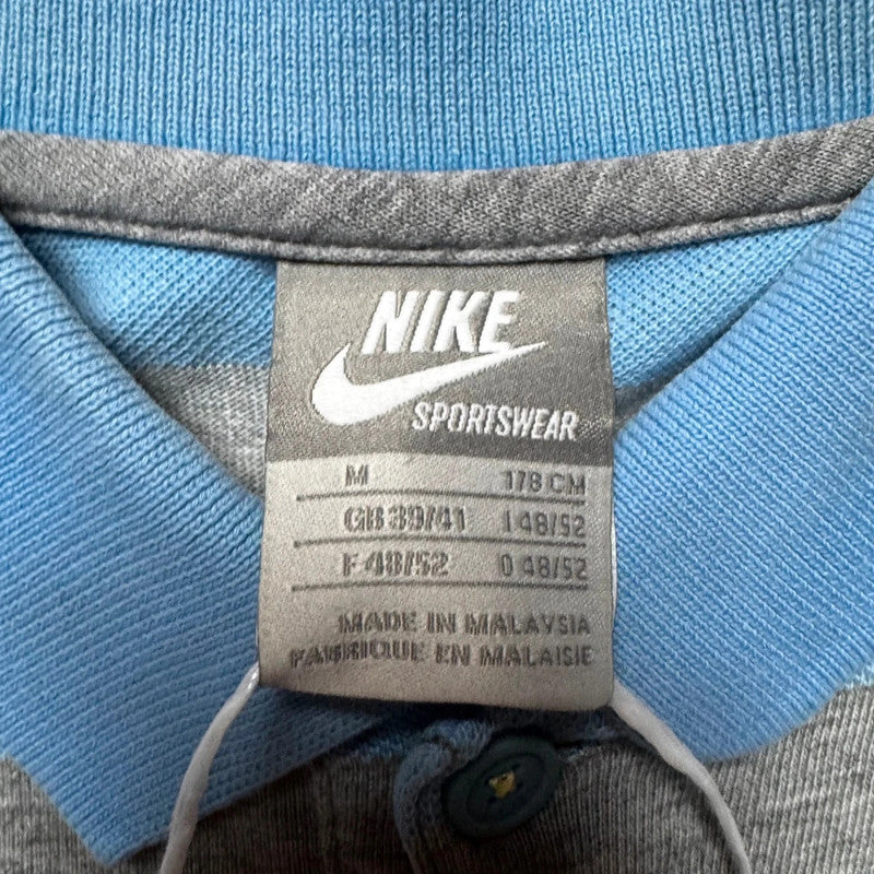 Black - Gray Striped Nike Polo - Size M WMNS