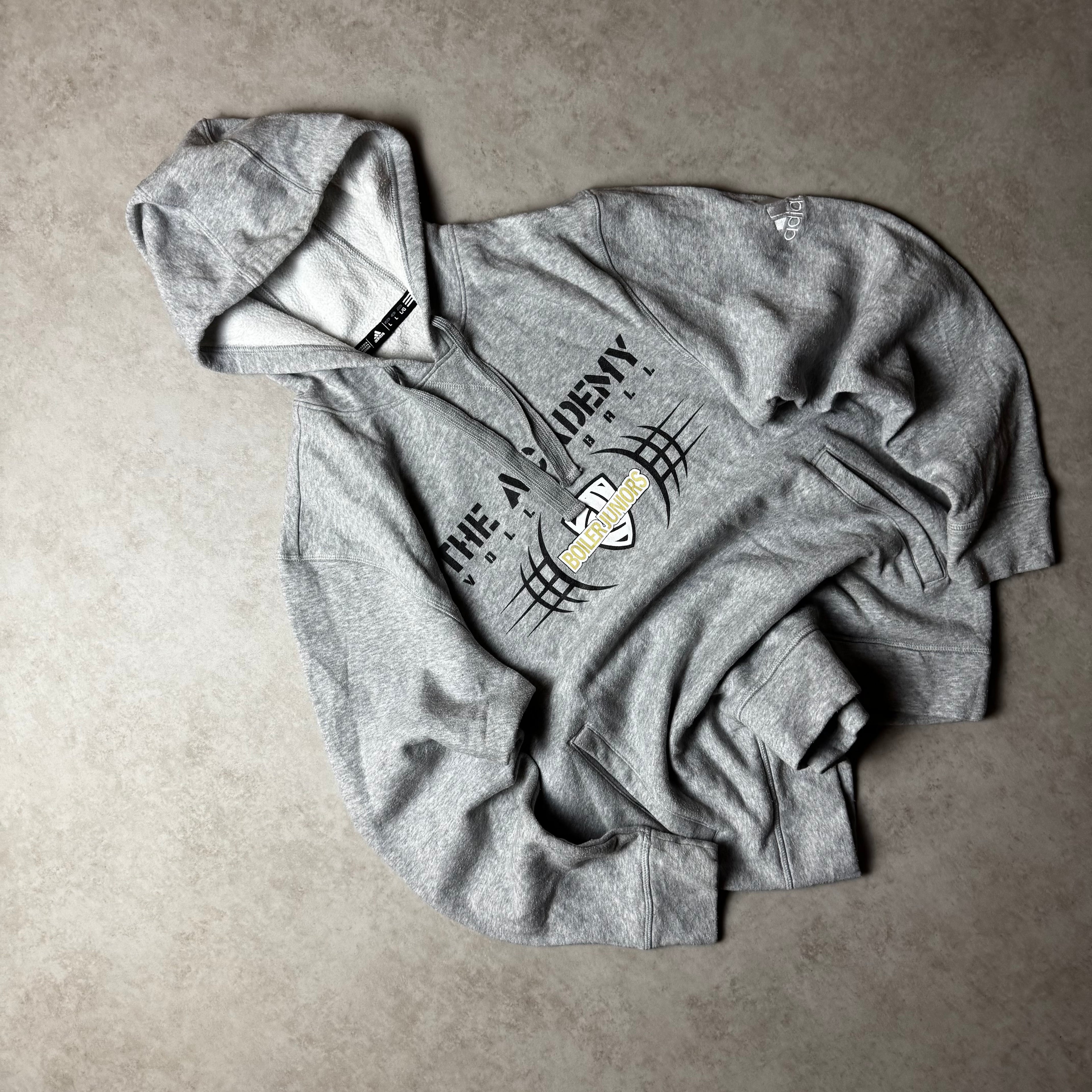 Gray Adidas Hoodie - Size L