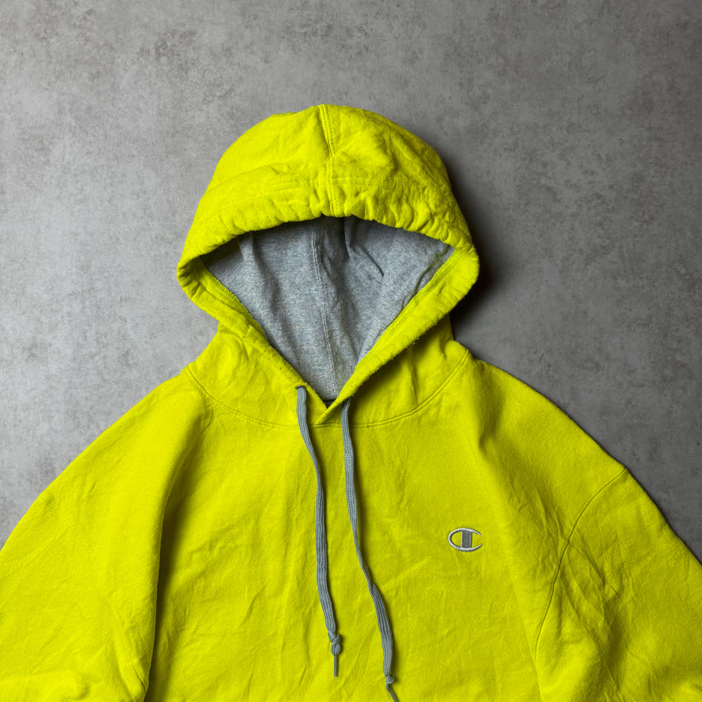 Yellow Champion Hoodie - Size L