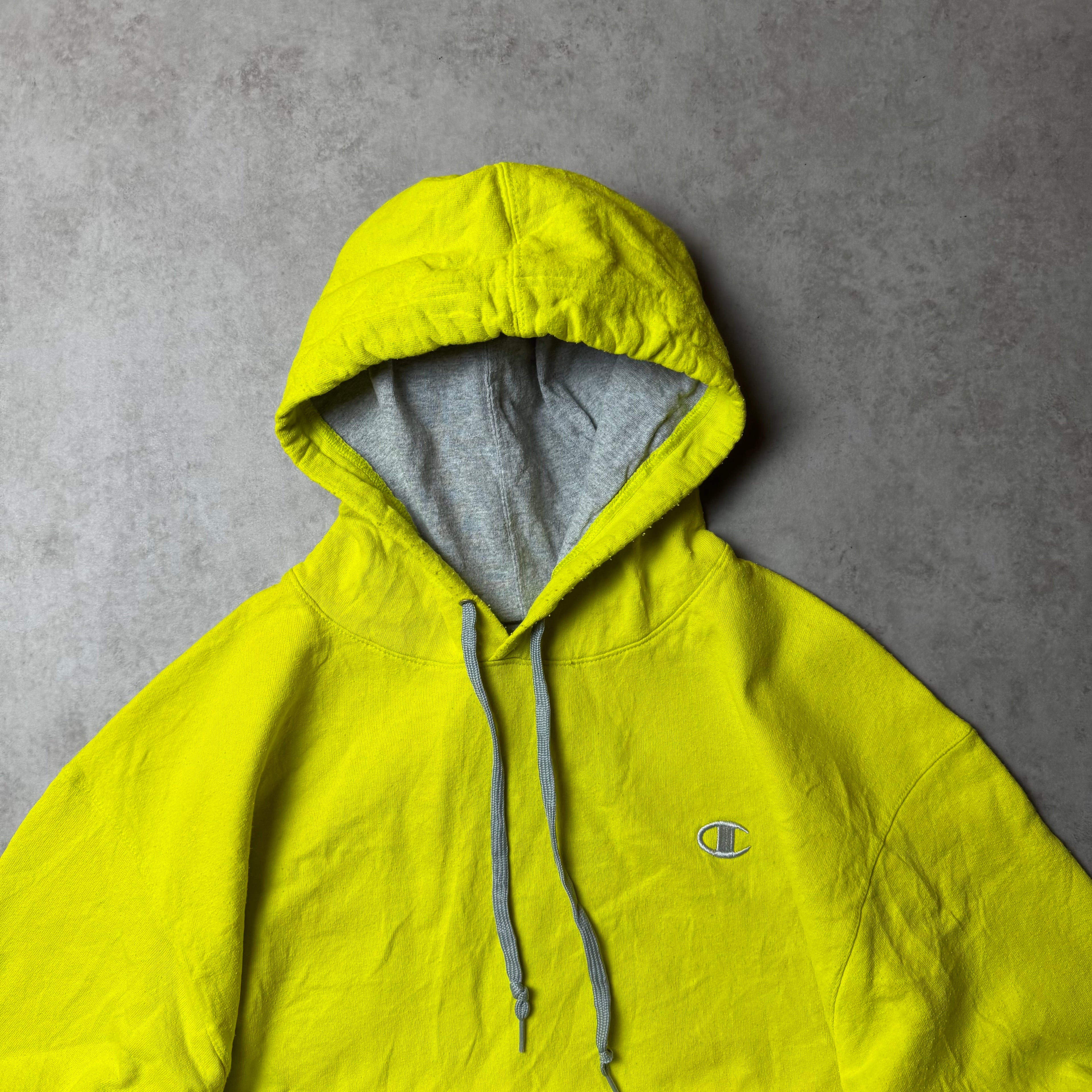 Yellow Champion Hoodie - Size L