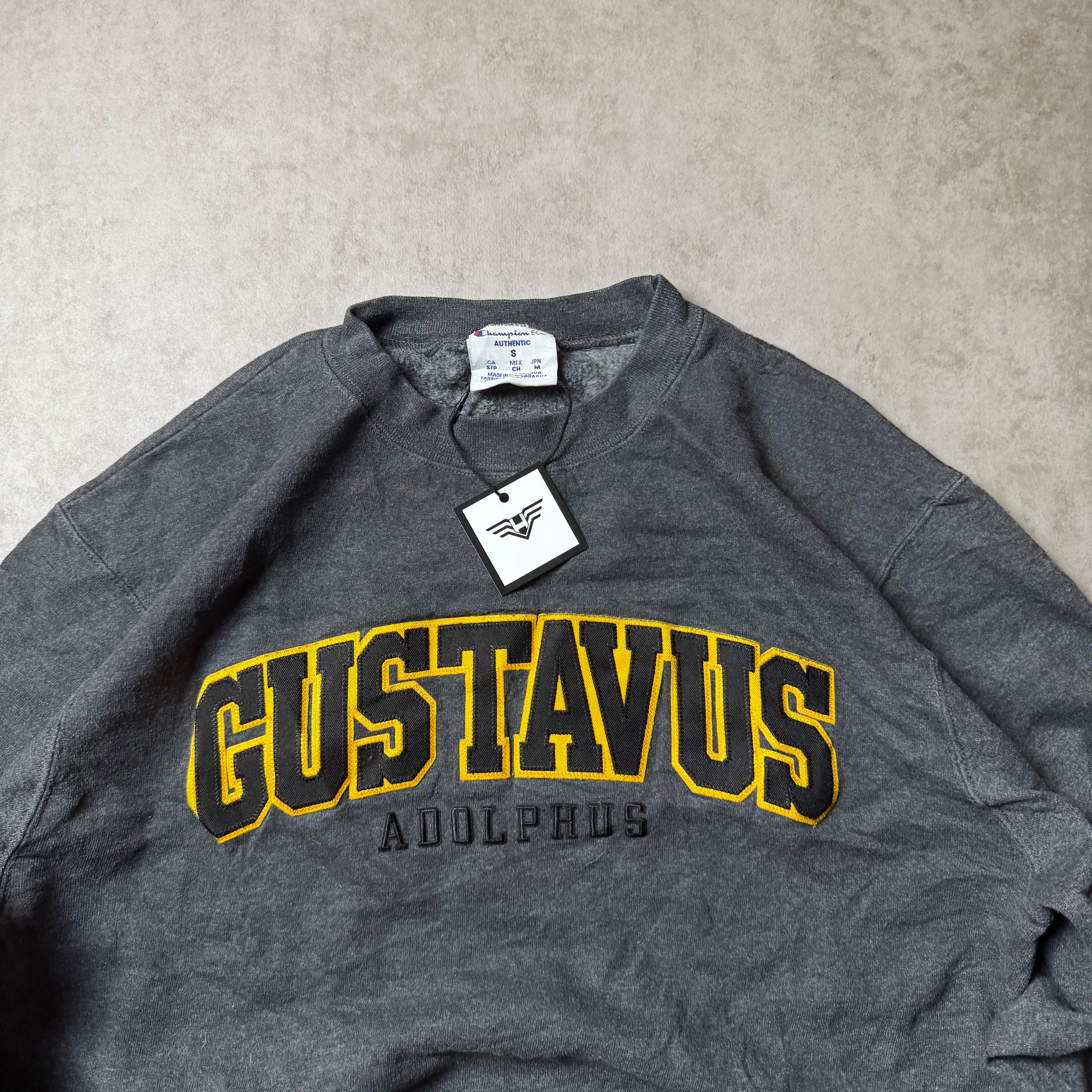 Grey Champion Embroidery Hoodie - Size S