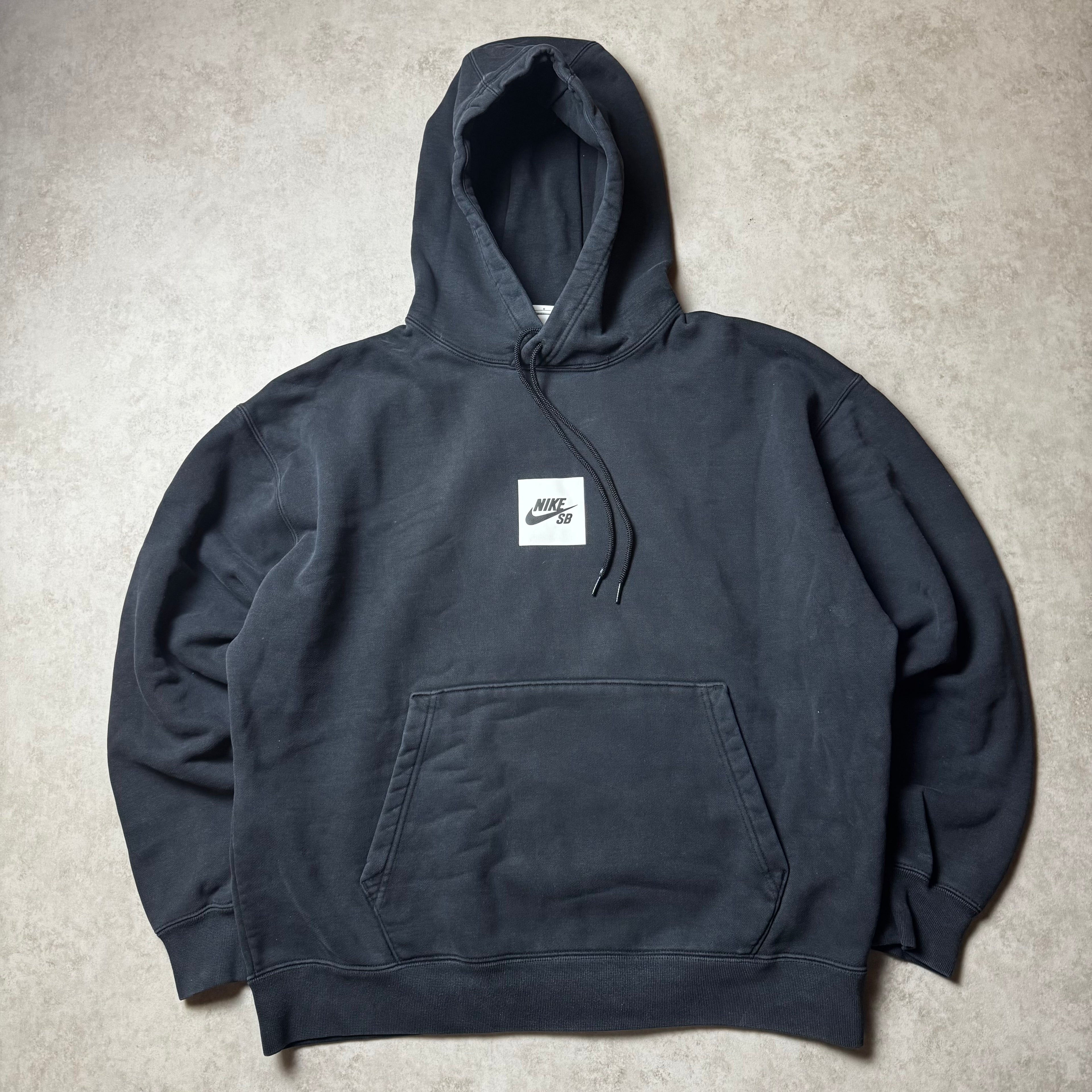 Black Nike SB Heavy Cotton Hoodie - L