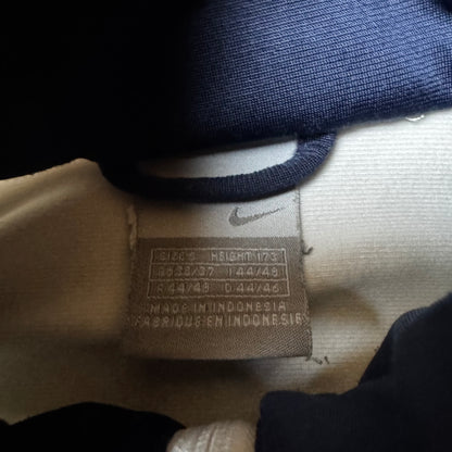 White Vintage Nike Zip Up Hoodie - S