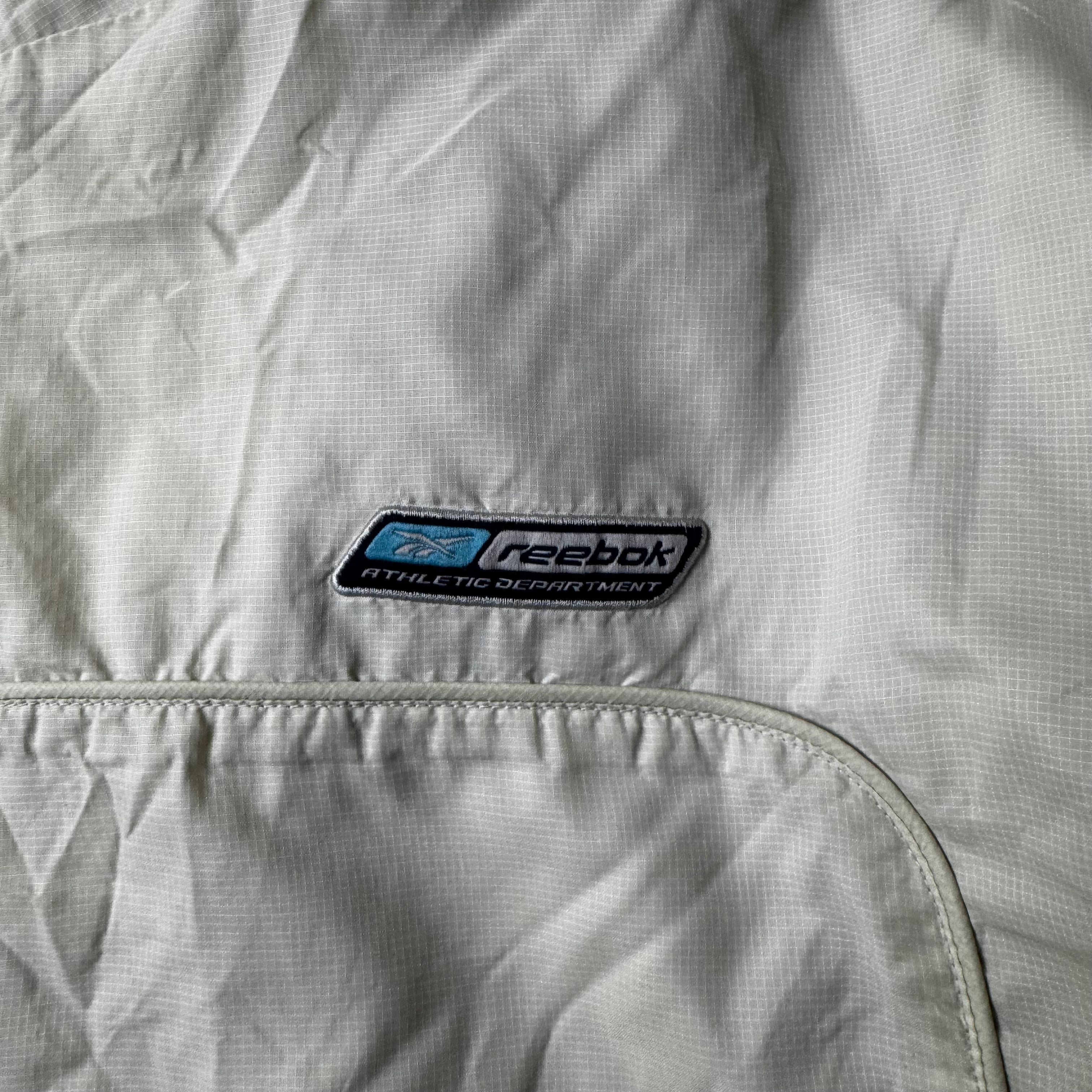 Beige Reebok Vintage Windbreaker - L